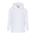 Bluza dziecięca z kapturem i kieszenią kangurką L04238K - White