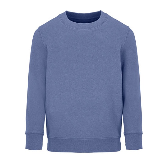 Bluza Dziecięca Oversize Poliester z Recyklingu L04239K - Blue