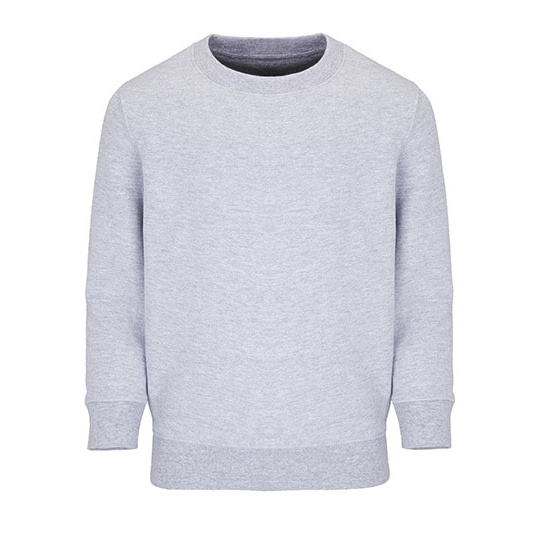 Bluza Dziecieca Oversize Poliester z Recyklingu L04239K - Grey Melange