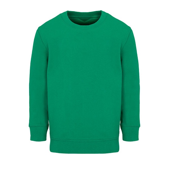 Bluza Dziecięca Oversize z Okrągłym Dekoltem L04239K - Kelly Green