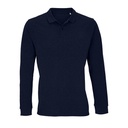 Koszulka Polo Unisex Długi Rękaw Bawełna Organiczna L04241 - French Navy