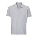 Koszulka polo unisex L04242 - Grey Melange