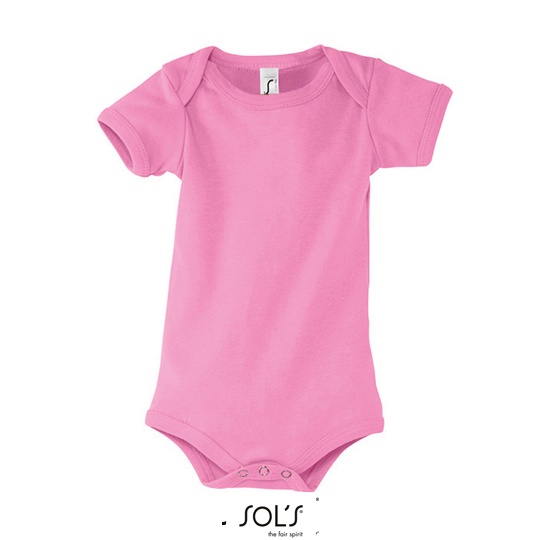Body Krotki Rekaw Bawelniane L118 - Orchid Pink