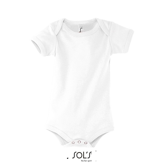 Body Krótki Rękaw Bawełniane L118 - White