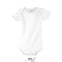 Body Krótki Rękaw Bawełniane L118 - White