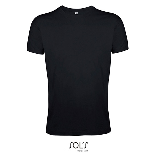 T-Shirt Slim Bawełniany L149 - Deep Black