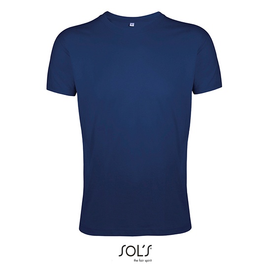 T-Shirt Slim Bawełniany L149 - French Navy