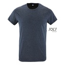 T-Shirt Slim Bawelniany L149 - Heather Denim