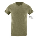 T-Shirt Slim Bawelniany L149 - Heather Khaki