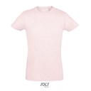 T-Shirt Slim Bawełniany L149 - Heather Pink