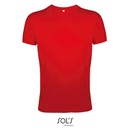 T-Shirt Slim Bawelniany L149 - Red