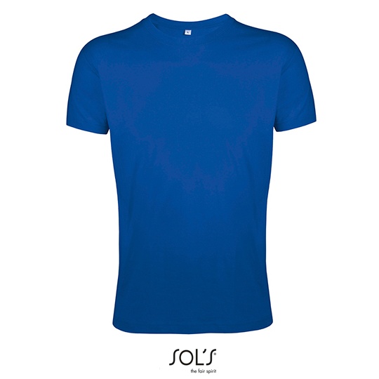 T-Shirt Slim Bawelniany L149 - Royal Blue 241