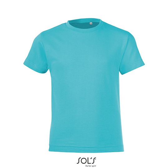 T-shirt Dzieciecy Klasyczny Bawelniany L149K - Atoll Blue