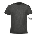 T-shirt Dziecięcy Klasyczny Bawełniany L149K - Charcoal Melange