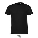 T-shirt Dziecięcy Klasyczny Bawełniany L149K - Deep Black