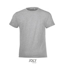 T-shirt Dziecięcy Klasyczny Bawełniany L149K - Grey Melange
