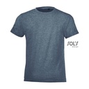 T-shirt Dziecięcy Klasyczny Bawełniany L149K - Heather Denim