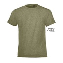 T-shirt Dziecięcy Klasyczny Bawełniany L149K - Heather Khaki