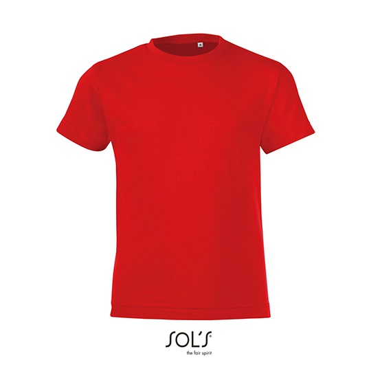 T-shirt dziecięcy klasyczny L149K - Red