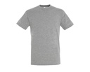 Koszulka Klasyczna Bawelniana L150 - Grey Melange