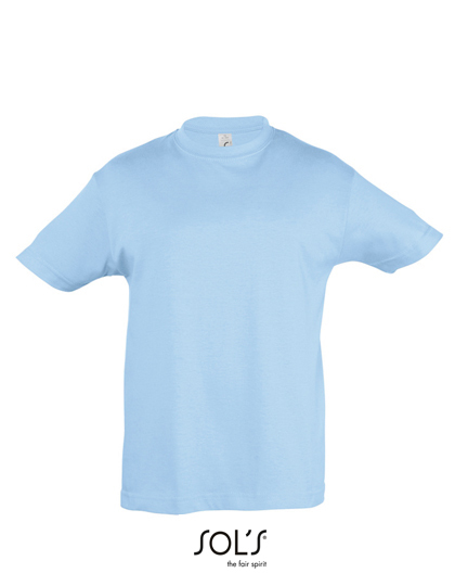 Koszulka Klasyczna Bawelniana L150K - Sky Blue