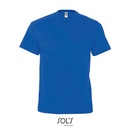 T-shirt Meski Klasyczny Bawelniany Dekolt V L151 - Royal Blue 241