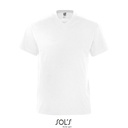 T-shirt Meski Klasyczny Bawelniany Dekolt V L151 - White