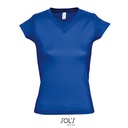 T-shirt Damski Slim Bawełniany L156 - Royal Blue 241