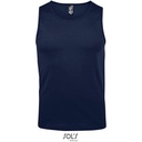 Tank Top Męski Klasyczny Bawełniany L171 - French Navy