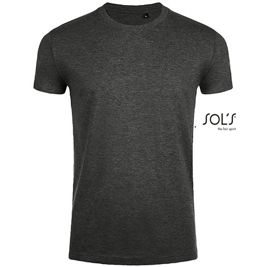 T-shirt Slim L189 - Charcoal Melange