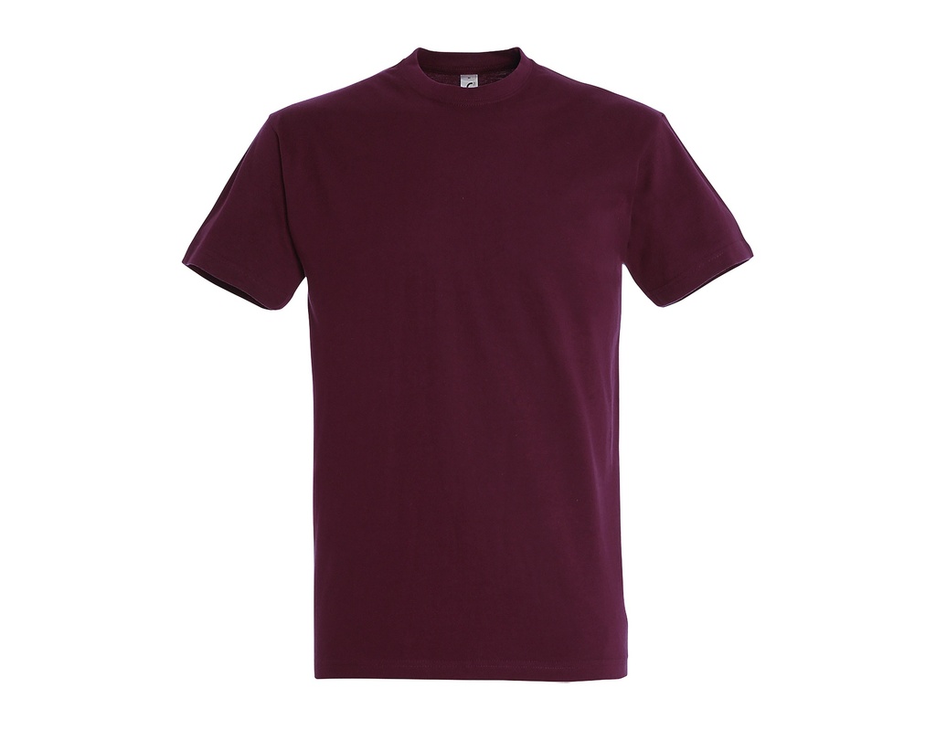 T-shirt Klasyczny Bawelniany L190 - Burgundy