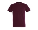 T-shirt Klasyczny Bawelniany L190 - Burgundy