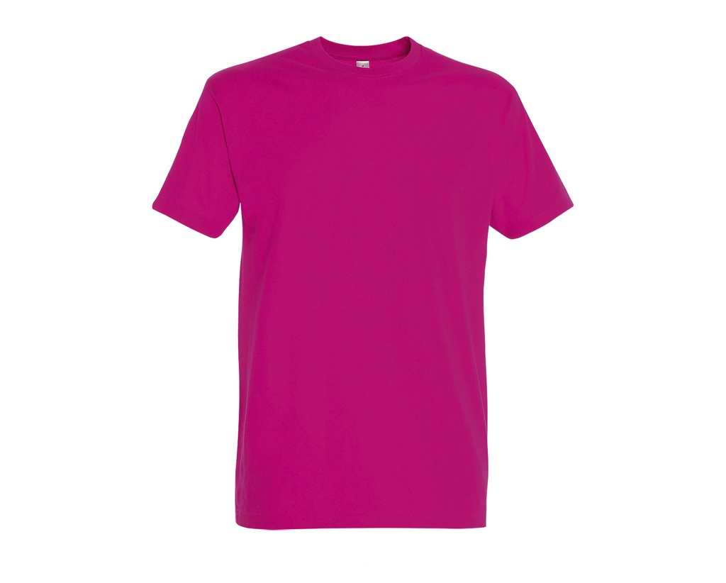T-shirt Klasyczny Bawełniany L190 - Fuchsia