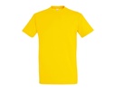 T-shirt Klasyczny Bawelniany L190 - Gold