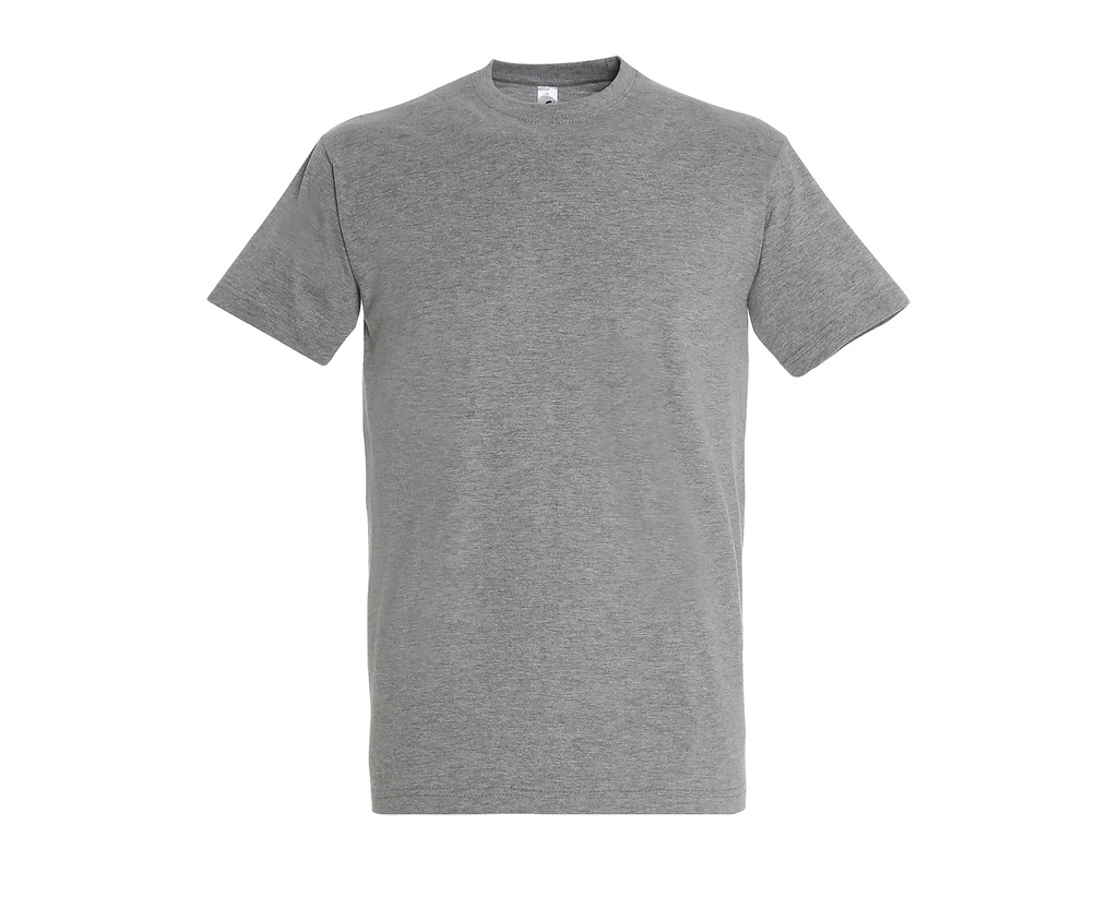 T-shirt Klasyczny Bawełniany L190 - Grey Melange