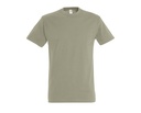 T-shirt Klasyczny Bawełniany L190 - Khaki