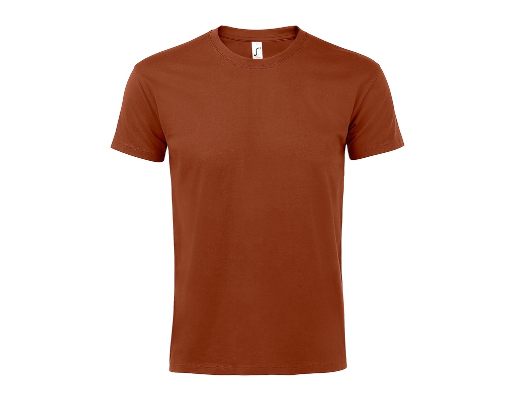 T-shirt Klasyczny Bawełniany L190 - Terracotta