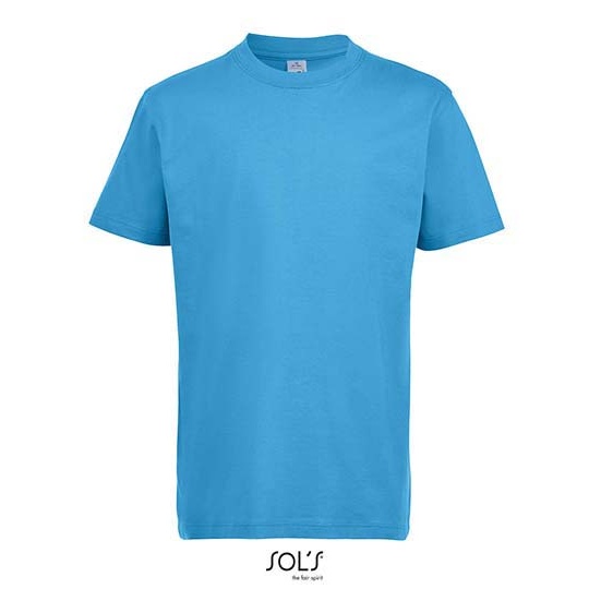 Koszulka Klasyczna Bawelniana L190K - Aqua