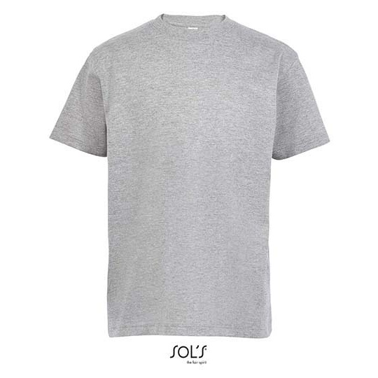 Koszulka Klasyczna Bawelniana L190K - Grey Melange