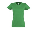 T-shirt Damski Slim Bawelniany L191 - Kelly Green