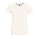 T-shirt Damski Slim Bawełniany L191 - Off White