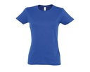 T-shirt Damski Slim Bawełniany L191 - Royal Blue 241