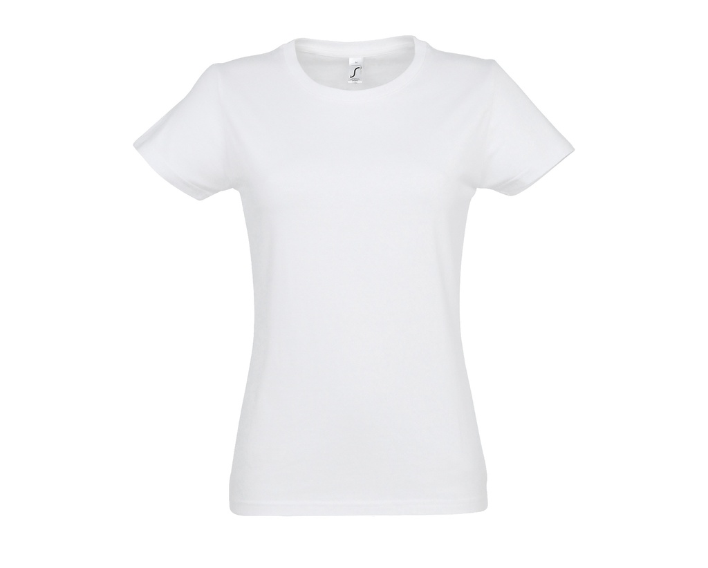 T-shirt Damski Slim Bawelniany L191 - White