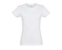 T-shirt Damski Slim Bawelniany L191 - White