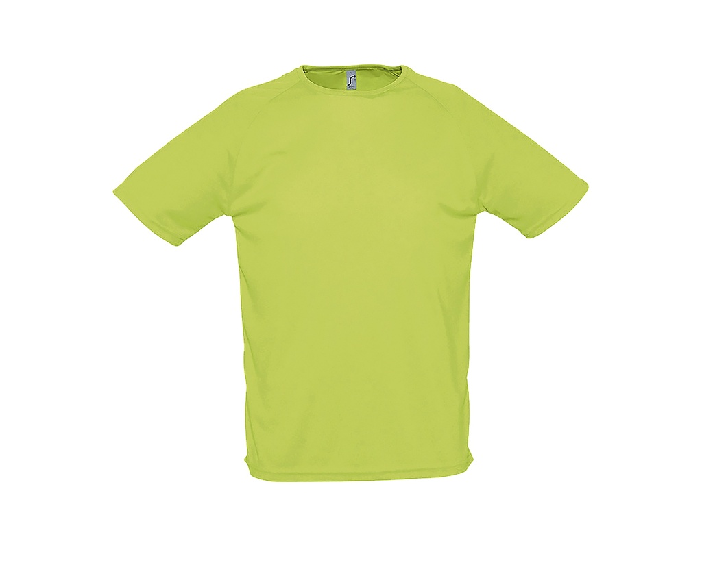 Koszulka sportowa z raglanowym rękawem L198 - Apple Green