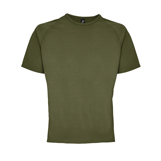 Koszulka Sportowa Oddychajaca Raglanowa L198 - Army