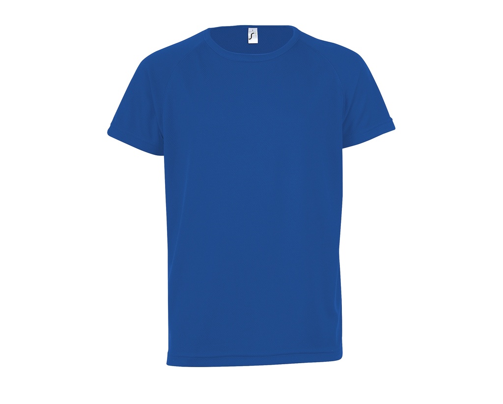 Koszulka Dziecieca Raglanowa Oddychajaca Poliester L198K - Royal Blue 241