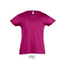 Koszulka Dopasowana Bawełniana L225K - Fuchsia