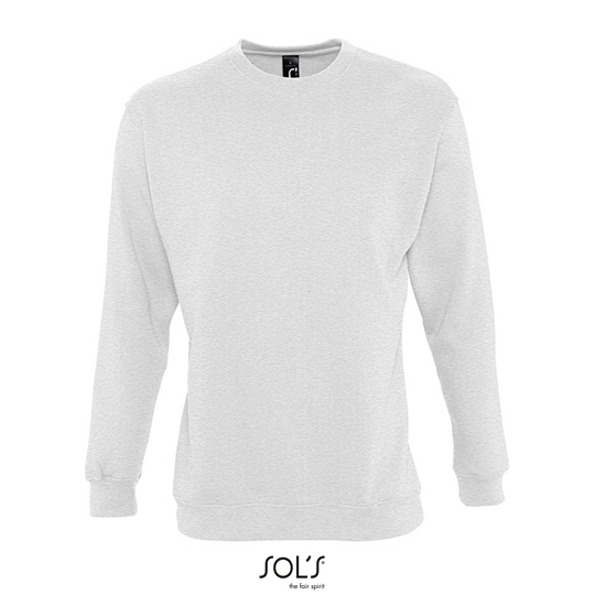 Bluza Klasyczna Bawelniano Poliestrowa L311 - Ash (Heather)