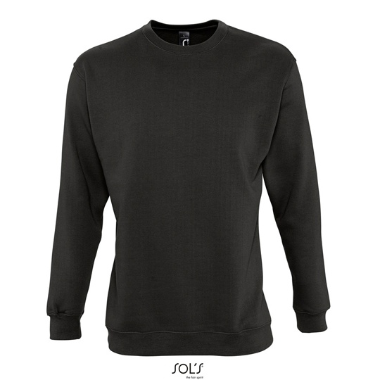 Bluza Klasyczna Bawelniano Poliestrowa L311 - Deep Charcoal Grey (Solid)